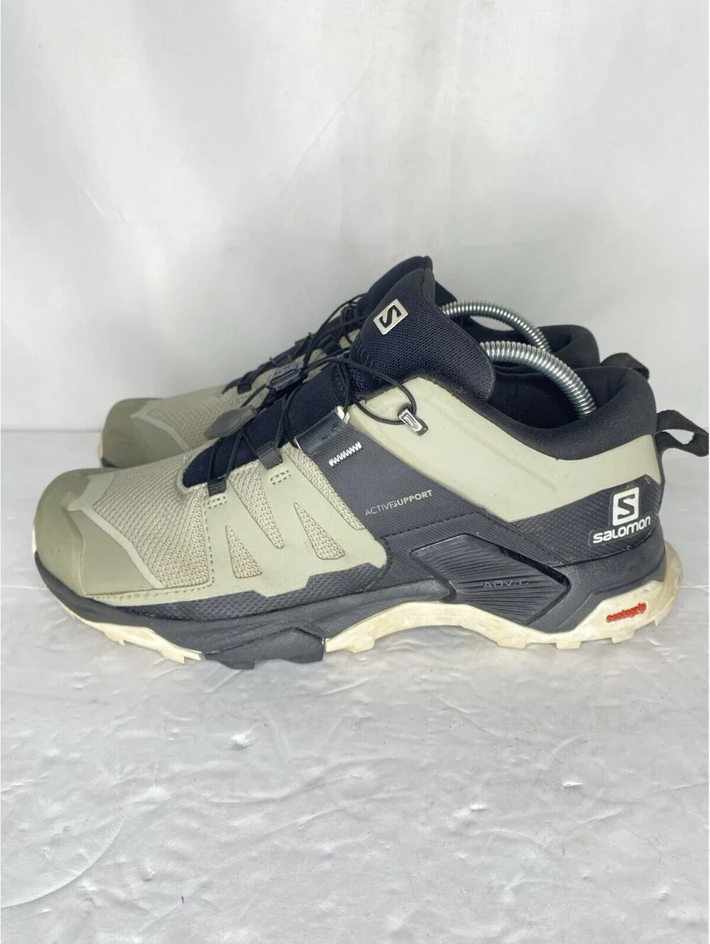 Salomon X Ultra 4 Shoes Womens Size 10 Green Hiking Trail Sneakers